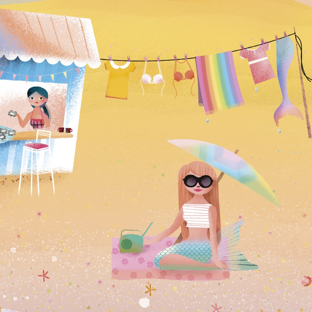 Mermaids on the beach